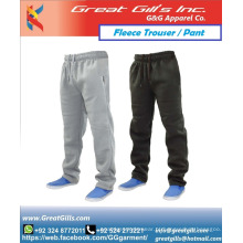 Calças e calças de lã de tecido quente de inverno com jogging personalizado
